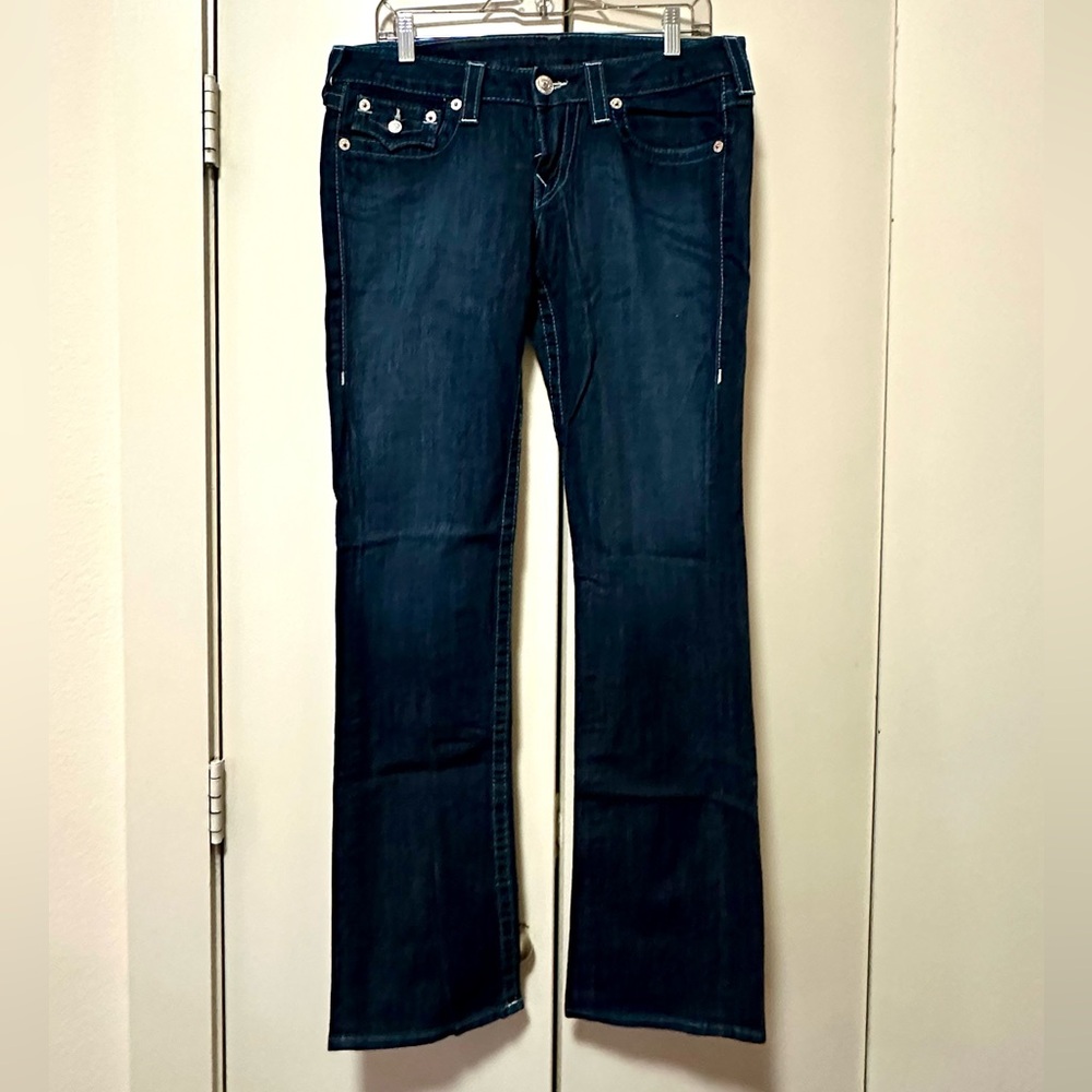 True Religion Straight Blue Jeans